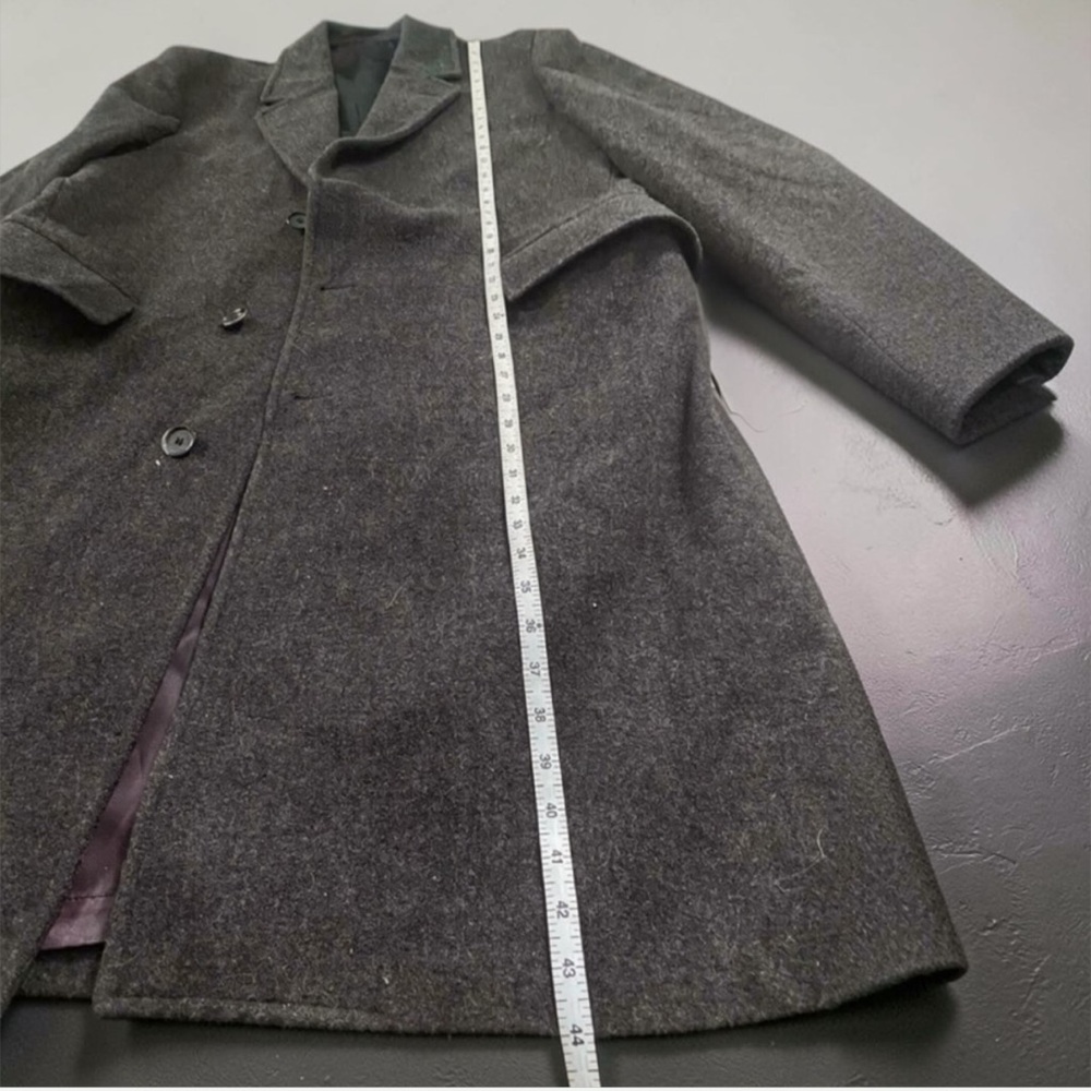 Vintage London Fog 100% Pure Wool Coat 42R Made In USA - Picture 5 of 14